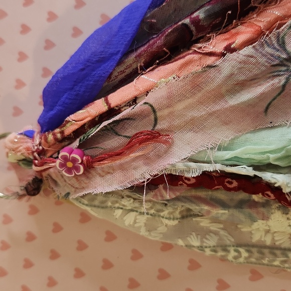 Boho hippie tassel keychain  jr9 - Picture 2 of 6